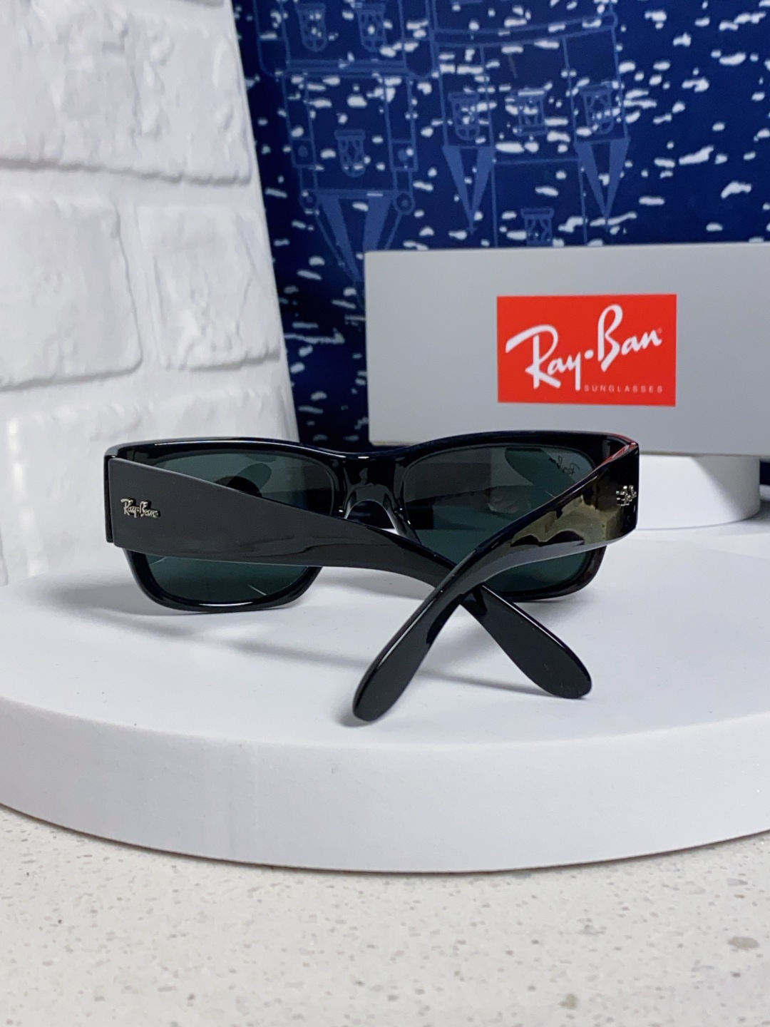 RayBan雷朋 2025新款Nomad方形宽边太阳镜 男女通用款户外开车专用 RB2187