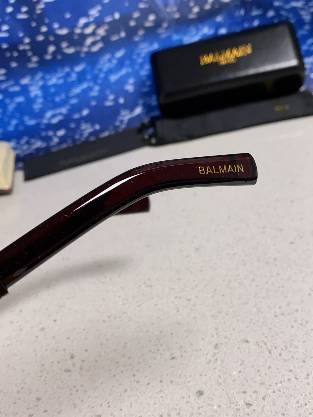 Balmain巴尔曼 2025新款无框太阳眼镜男士大脸开车驾驶防紫外线时尚方形墨镜商务休闲高端 男女通用