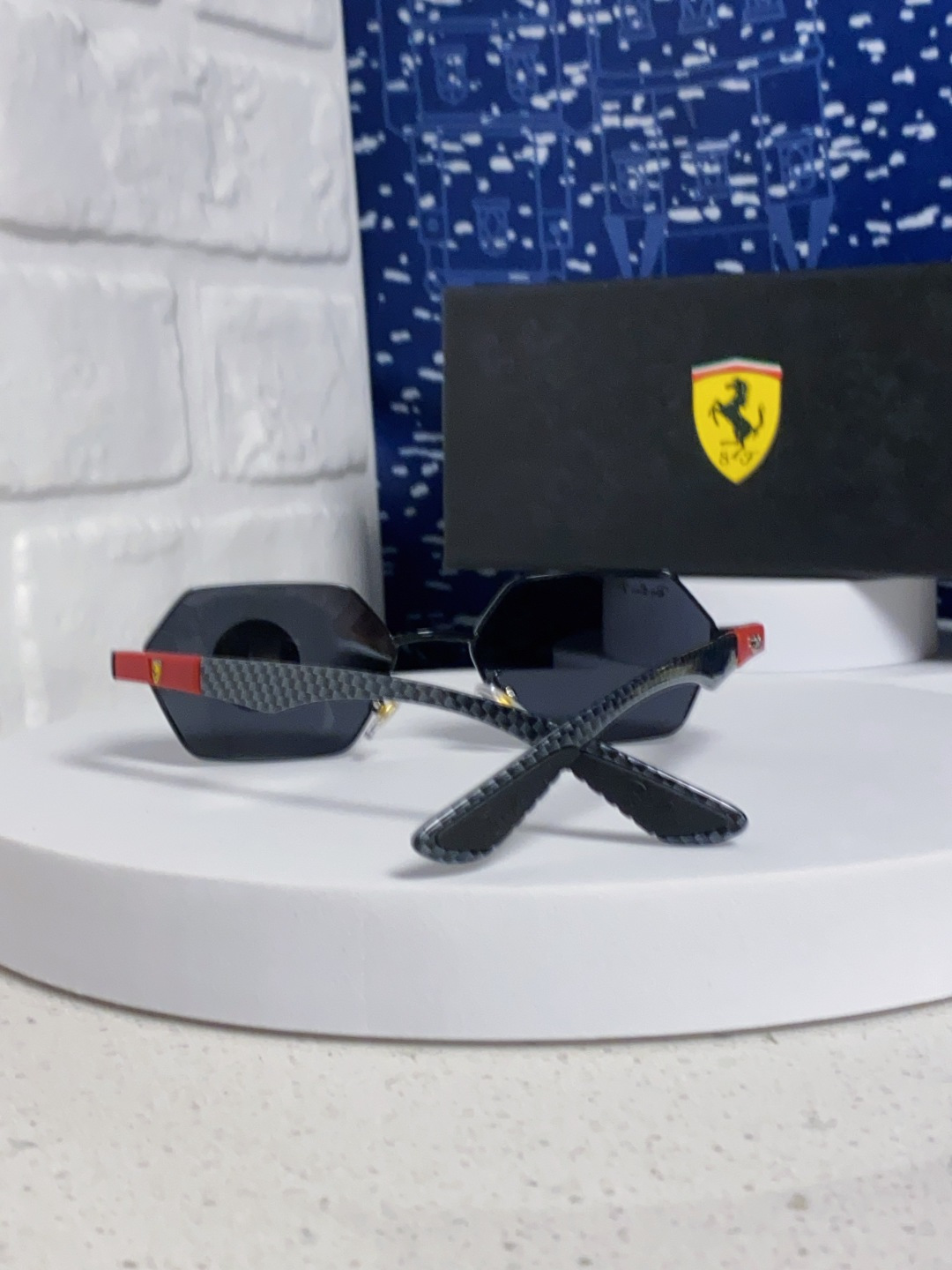 RayBan雷朋法拉利联名合作款 2025新款时尚偏光男太阳眼镜休闲运动墨镜男女华丽流行防紫外线情侣眼镜