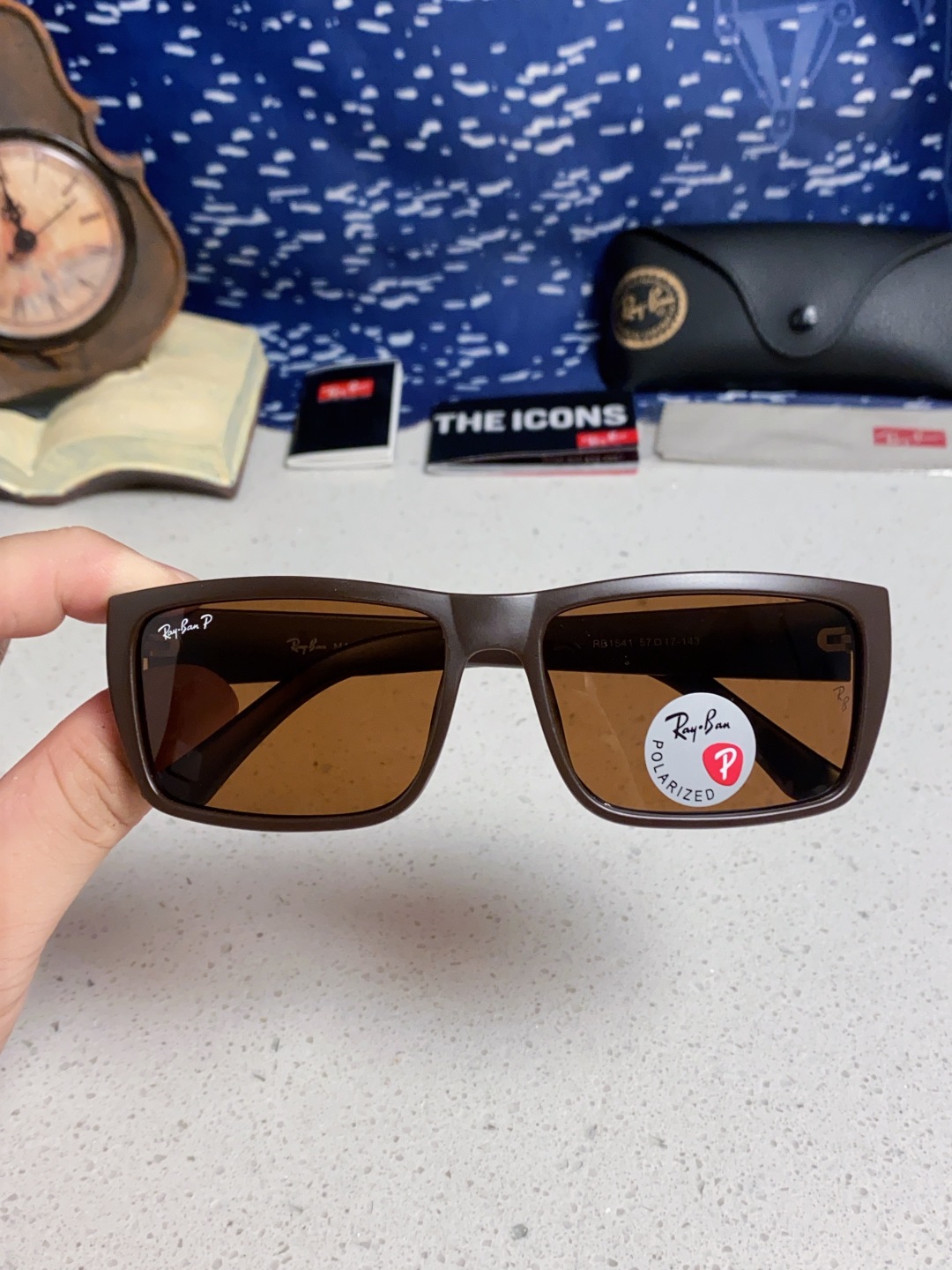 RayBan雷朋 2025新款高品质太阳镜开车驾驶运动墨镜防风登山防紫外线偏光太阳镜 RB1541