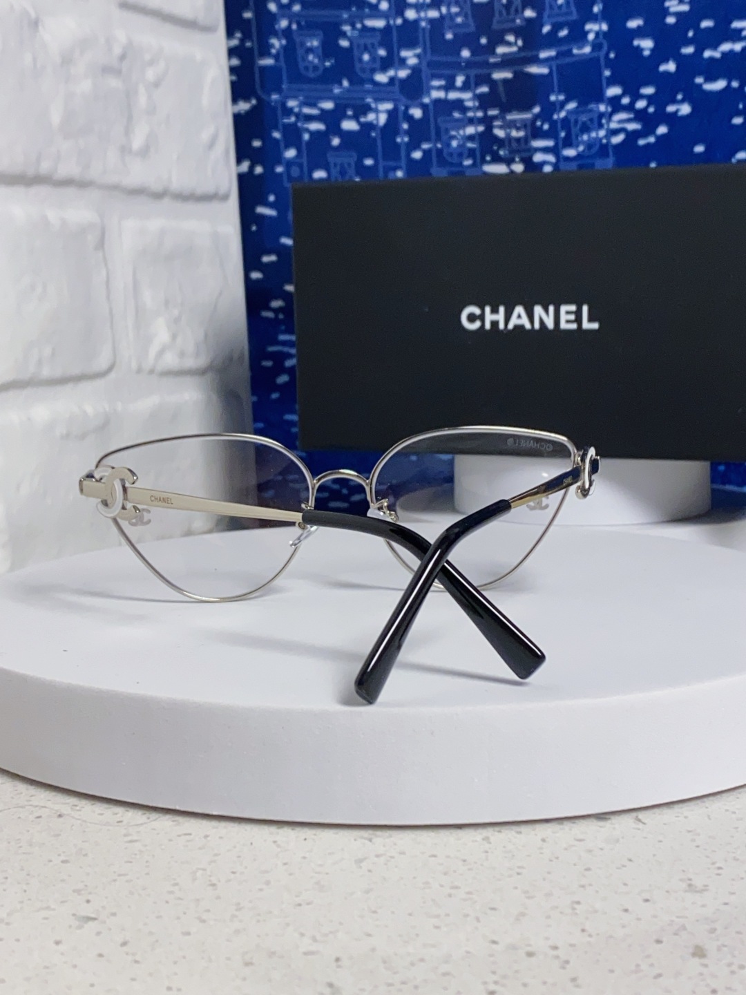 Chanel香奈儿 2025新款赛博朋克风金属大框飞行员式蛤蟆镜单梁太阳眼镜女潮圆脸显瘦墨镜