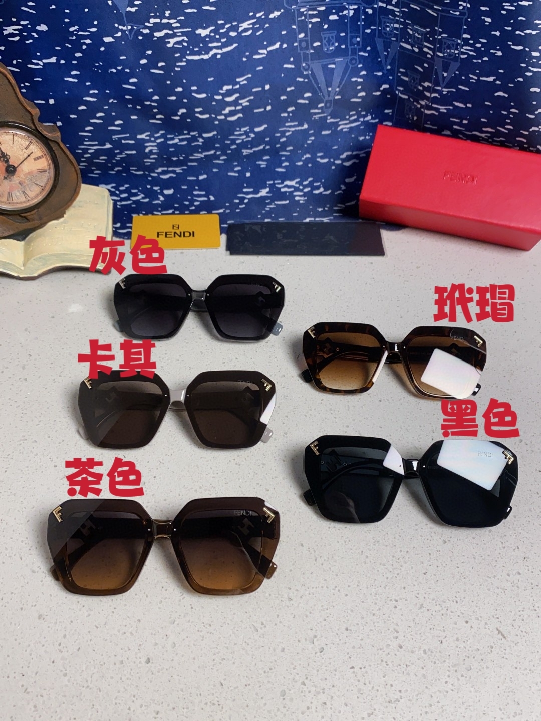 Fendi芬迪 2025新款F家欧美风猫眼太阳镜时尚大框网红同款墨镜遮阳大脸显瘦潮流男女通用