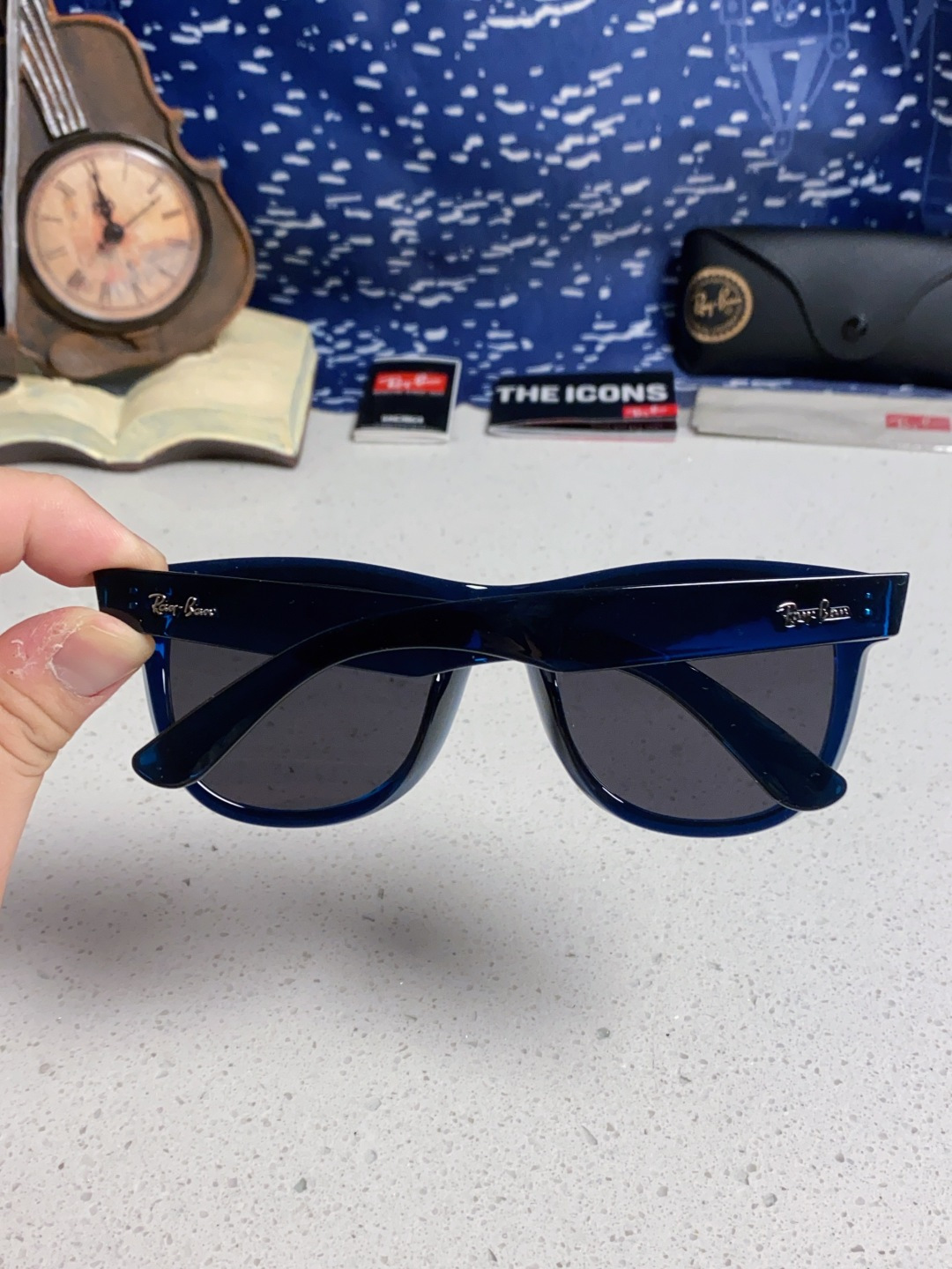 RayBan雷朋 2025新款 成毅同款REVERSE反转系列太阳镜复古方框男女情侣款简约黑框墨镜 RB