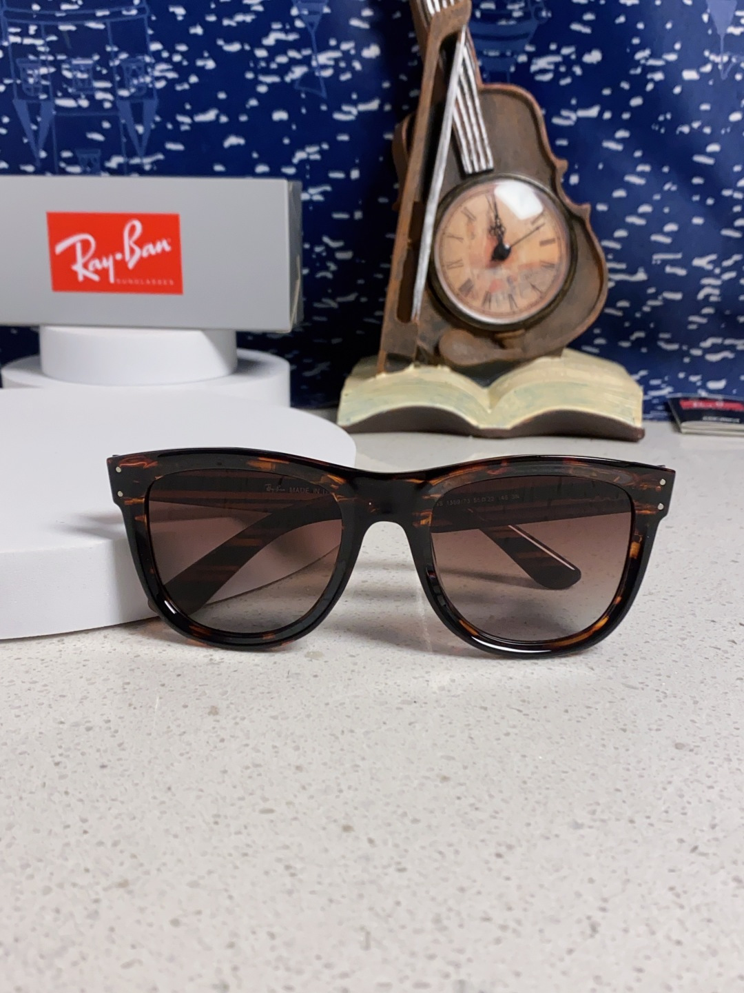 RayBan雷朋 2025新款 成毅同款REVERSE反转系列太阳镜复古方框男女情侣款简约黑框墨镜 RB