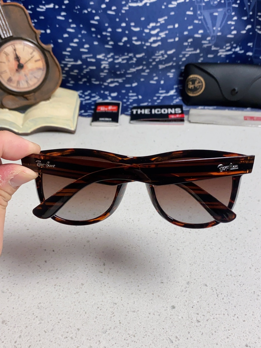 RayBan雷朋 2025新款 成毅同款REVERSE反转系列太阳镜复古方框男女情侣款简约黑框墨镜 RB