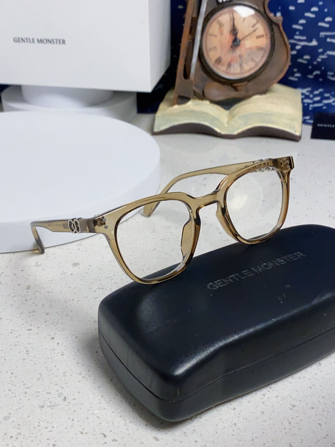 Gentle Moster(GM) GM韩系近视眼镜框女可配度数镜片素颜大脸显瘦眼镜潮流网红ins 型号