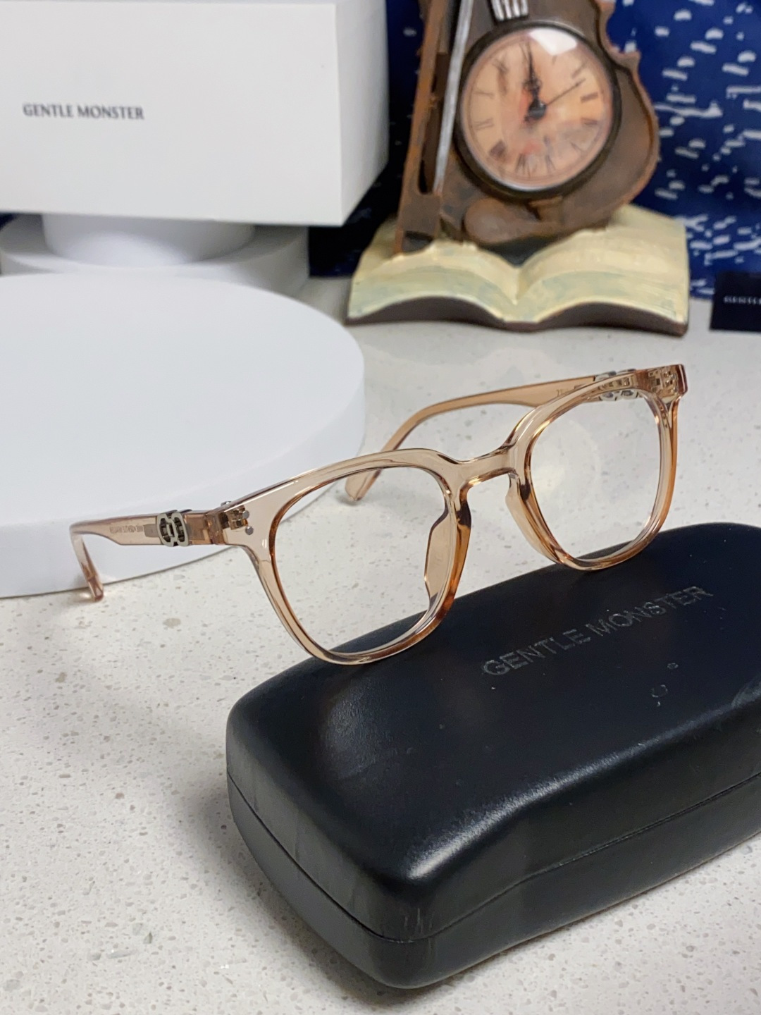 Gentle Moster(GM) GM韩系近视眼镜框女可配度数镜片素颜大脸显瘦眼镜潮流网红ins 型号