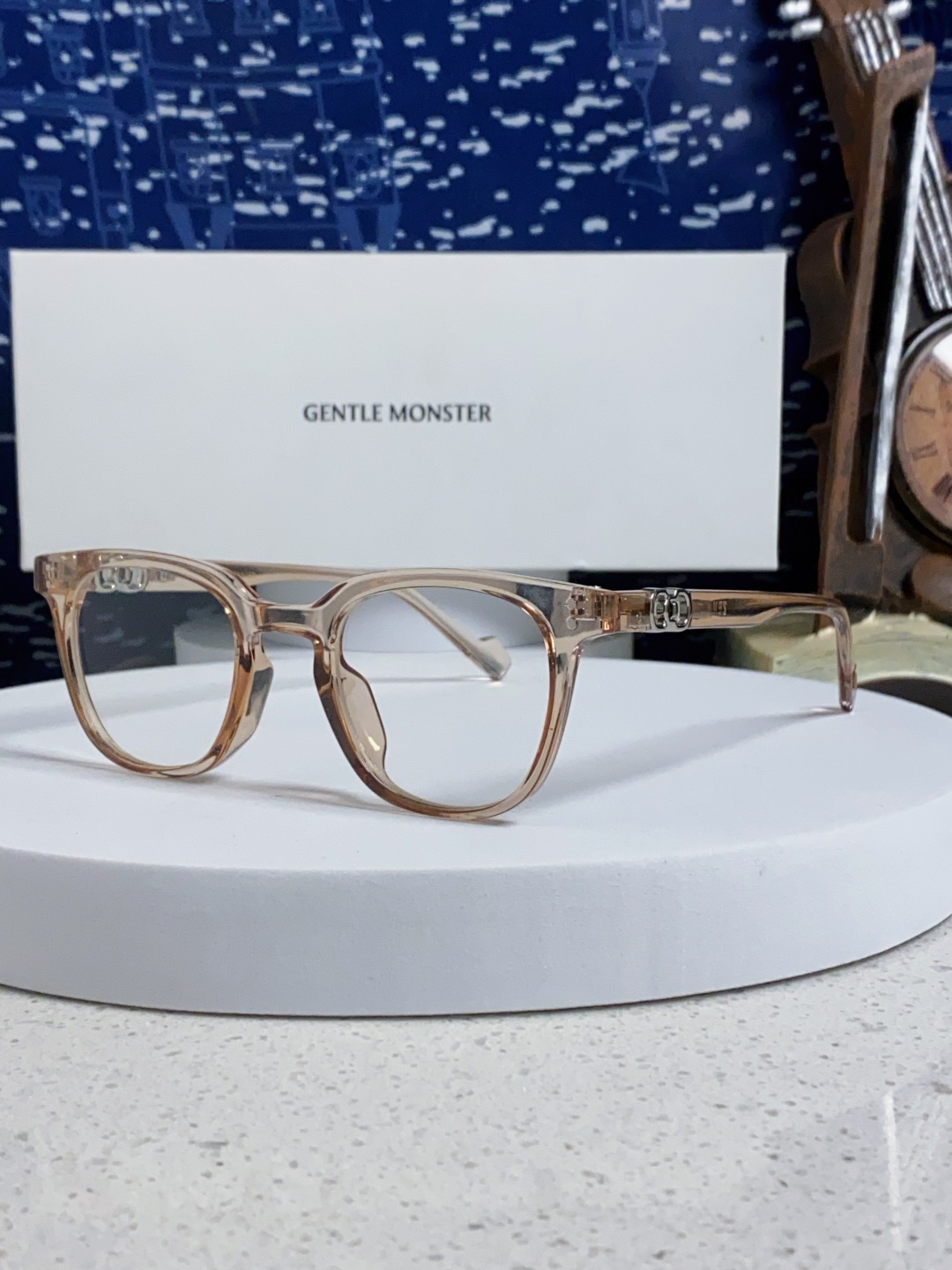 Gentle Moster(GM) GM韩系近视眼镜框女可配度数镜片素颜大脸显瘦眼镜潮流网红ins 型号