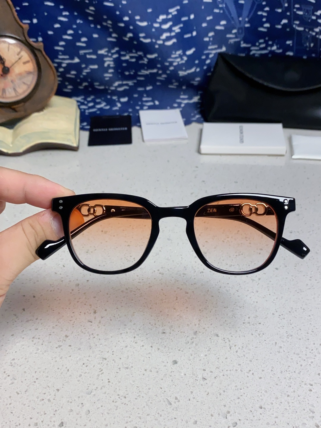 Gentle Moster(GM) GM韩系近视眼镜框女可配度数镜片素颜大脸显瘦眼镜潮流网红ins 型号