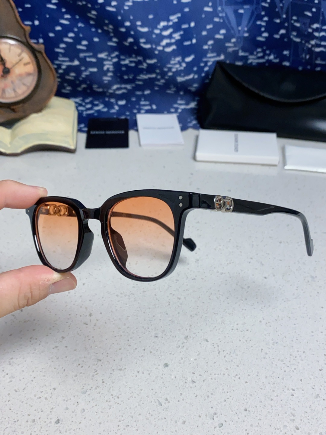 Gentle Moster(GM) GM韩系近视眼镜框女可配度数镜片素颜大脸显瘦眼镜潮流网红ins 型号