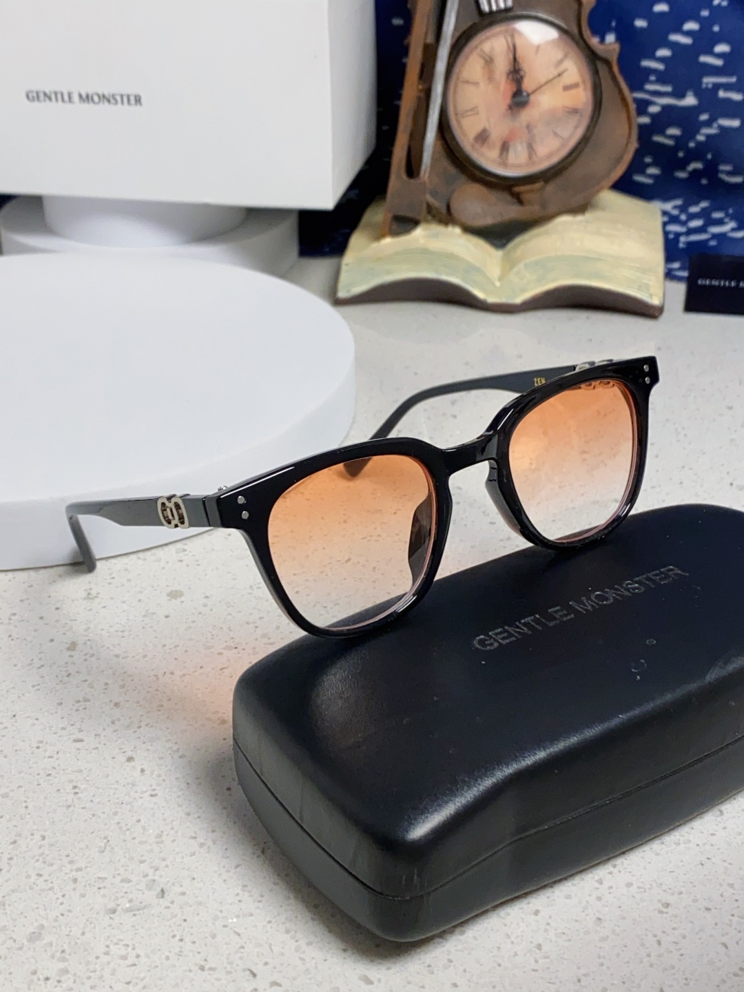 Gentle Moster(GM) GM韩系近视眼镜框女可配度数镜片素颜大脸显瘦眼镜潮流网红ins 型号