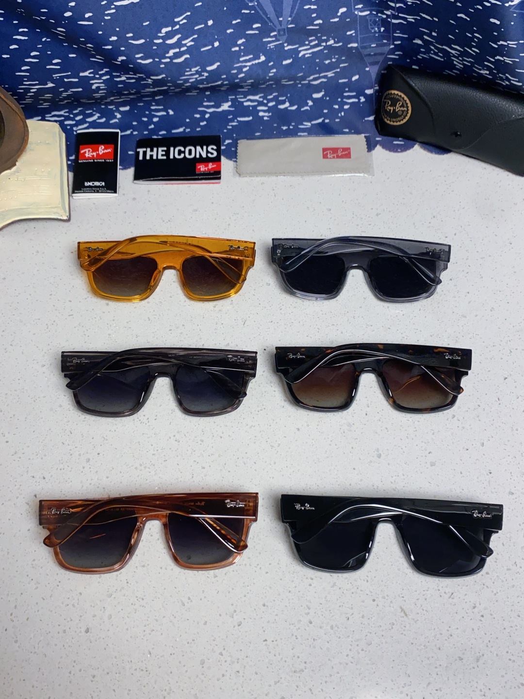 Rayban雷朋 2025新款男女复古大方框超宽显脸瘦太阳眼镜时尚墨镜遮阳镜 RB0360