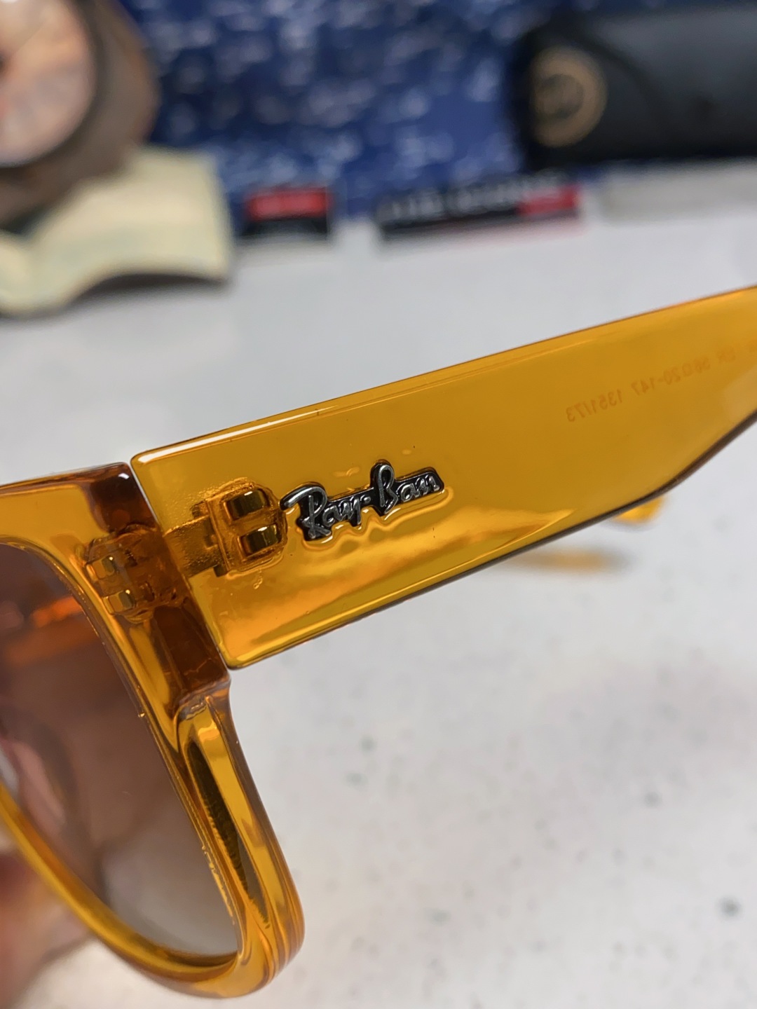 Rayban雷朋 2025新款男女复古大方框超宽显脸瘦太阳眼镜时尚墨镜遮阳镜 RB0360