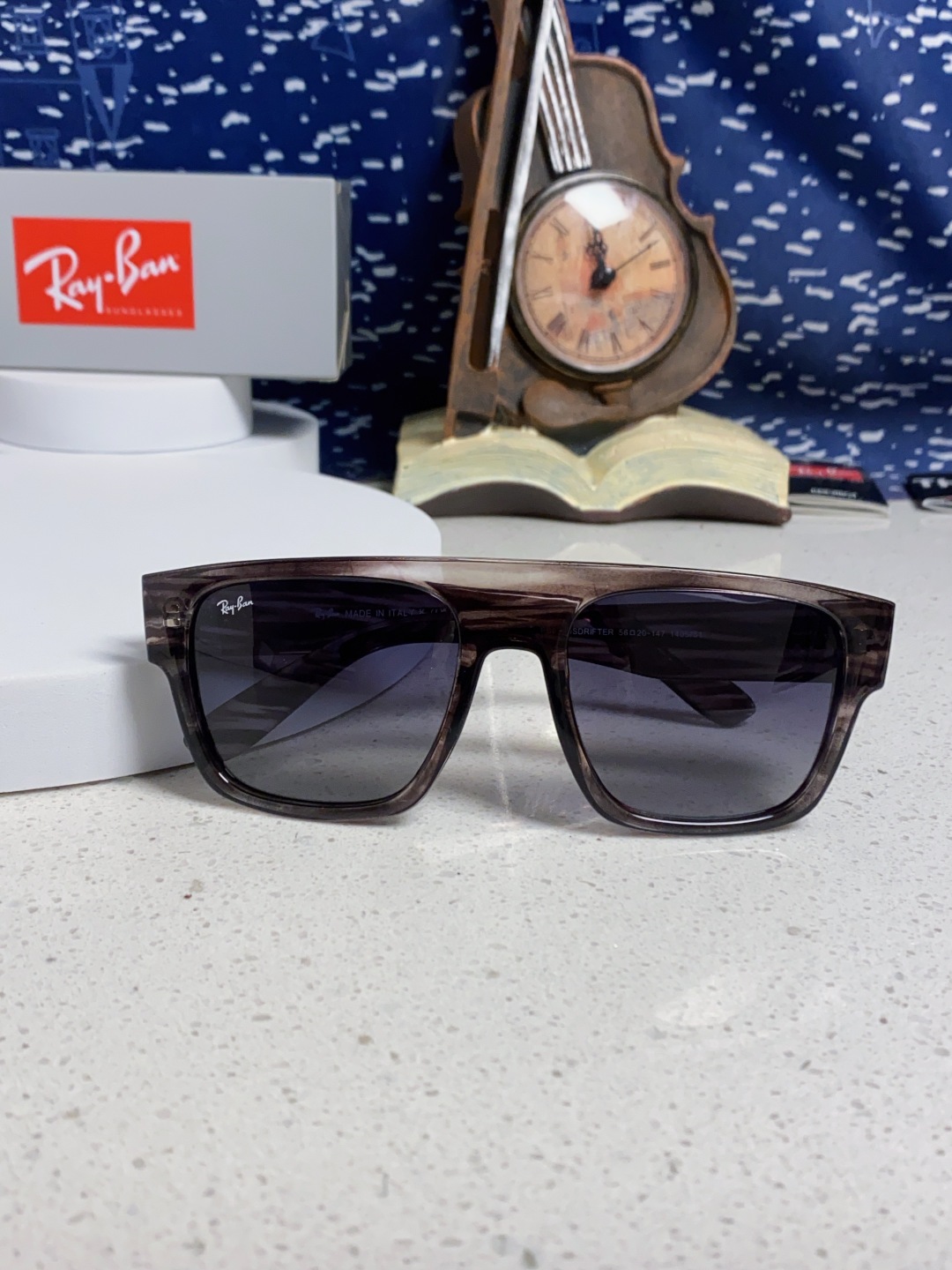 Rayban雷朋 2025新款男女复古大方框超宽显脸瘦太阳眼镜时尚墨镜遮阳镜 RB0360