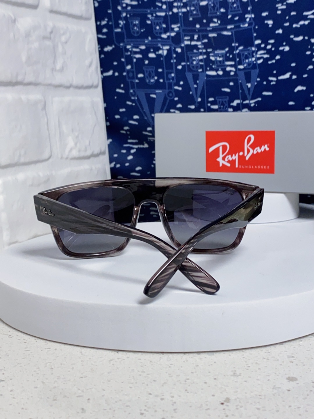 Rayban雷朋 2025新款男女复古大方框超宽显脸瘦太阳眼镜时尚墨镜遮阳镜 RB0360
