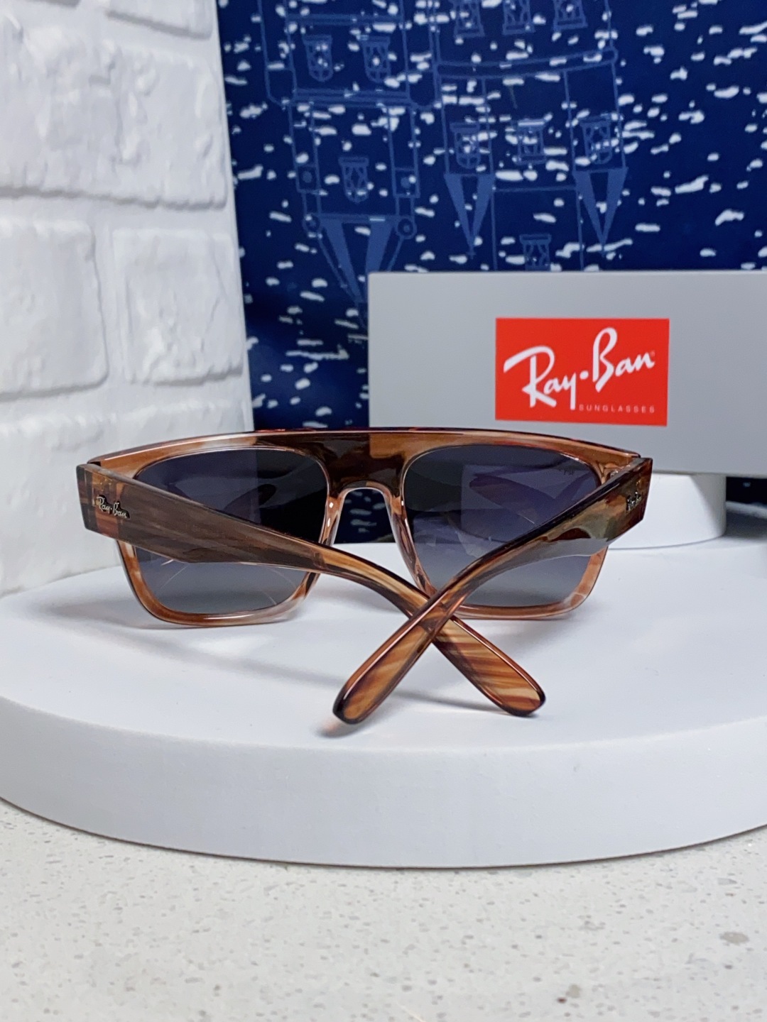 Rayban雷朋 2025新款男女复古大方框超宽显脸瘦太阳眼镜时尚墨镜遮阳镜 RB0360