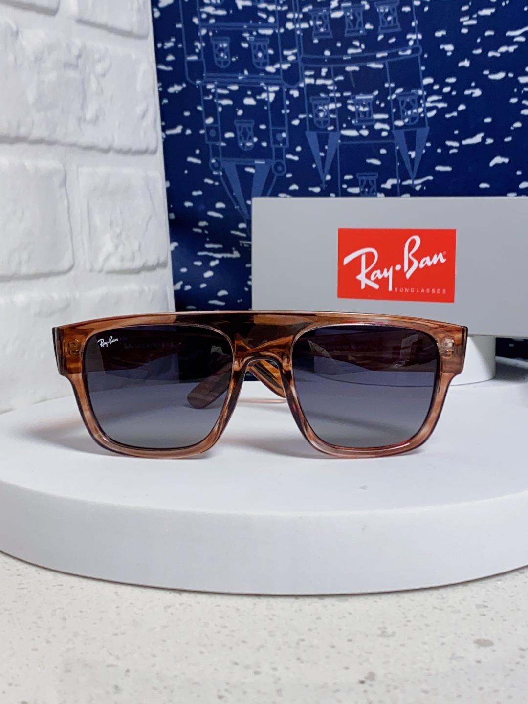 Rayban雷朋 2025新款男女复古大方框超宽显脸瘦太阳眼镜时尚墨镜遮阳镜 RB0360