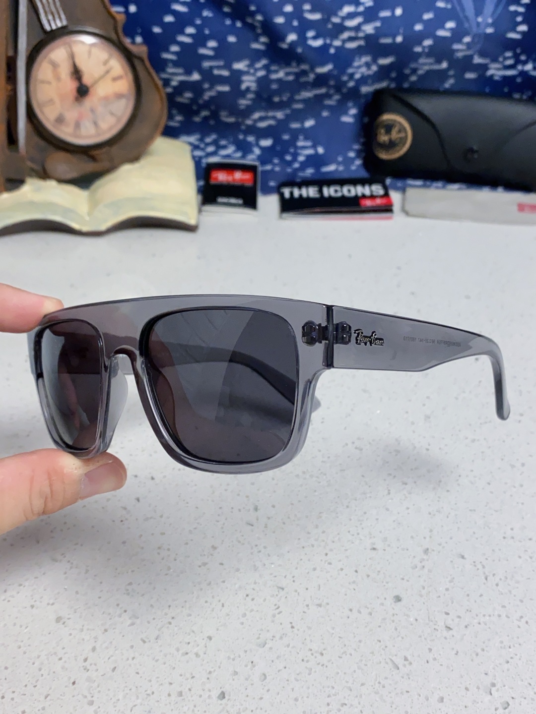 Rayban雷朋 2025新款男女复古大方框超宽显脸瘦太阳眼镜时尚墨镜遮阳镜 RB0360
