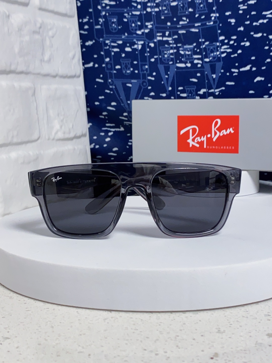 Rayban雷朋 2025新款男女复古大方框超宽显脸瘦太阳眼镜时尚墨镜遮阳镜 RB0360