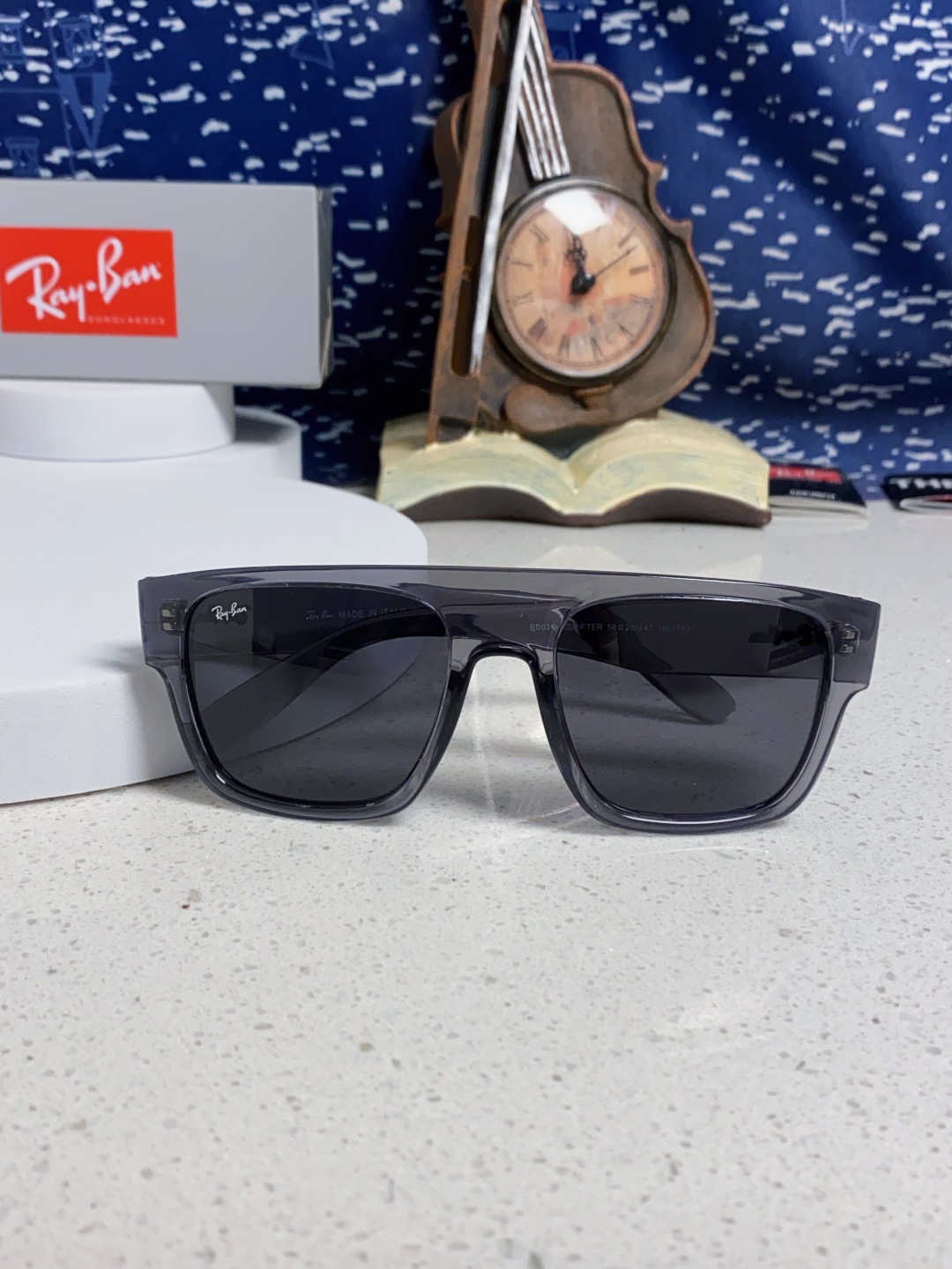 Rayban雷朋 2025新款男女复古大方框超宽显脸瘦太阳眼镜时尚墨镜遮阳镜 RB0360