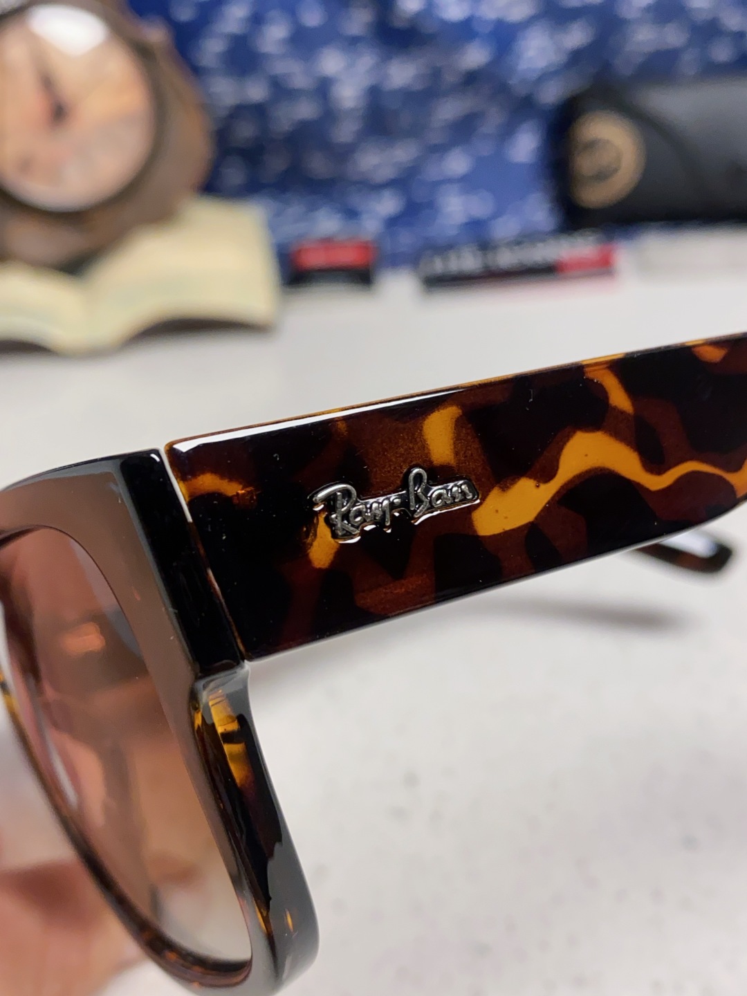 Rayban雷朋 2025新款男女复古大方框超宽显脸瘦太阳眼镜时尚墨镜遮阳镜 RB0360
