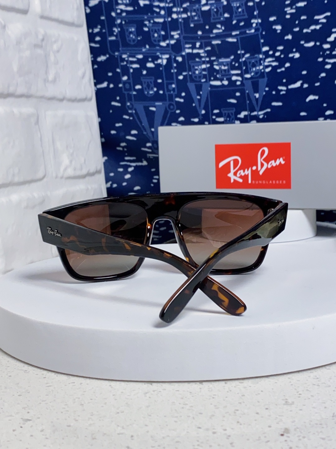 Rayban雷朋 2025新款男女复古大方框超宽显脸瘦太阳眼镜时尚墨镜遮阳镜 RB0360