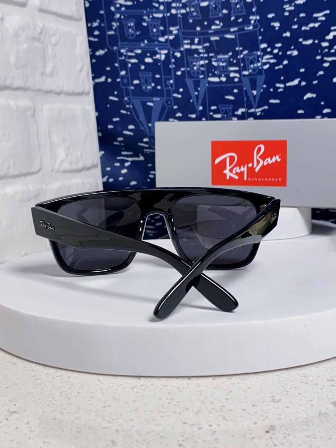 Rayban雷朋 2025新款男女复古大方框超宽显脸瘦太阳眼镜时尚墨镜遮阳镜 RB0360