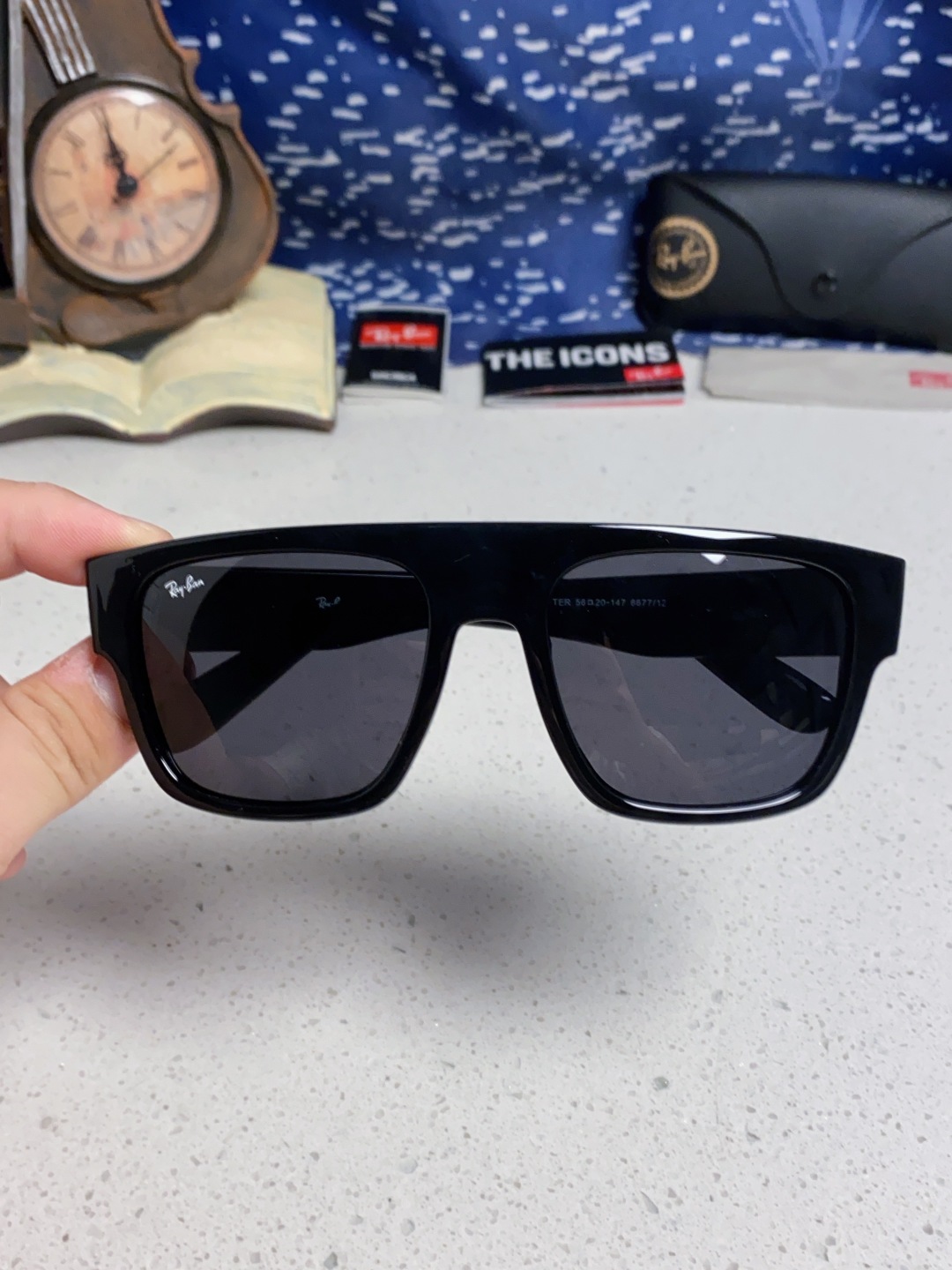 Rayban雷朋 2025新款男女复古大方框超宽显脸瘦太阳眼镜时尚墨镜遮阳镜 RB0360