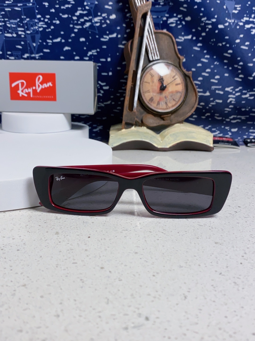 RayBan雷朋 2025新款窄框墨镜时尚太阳镜男女款方形开车眼镜 RB4425