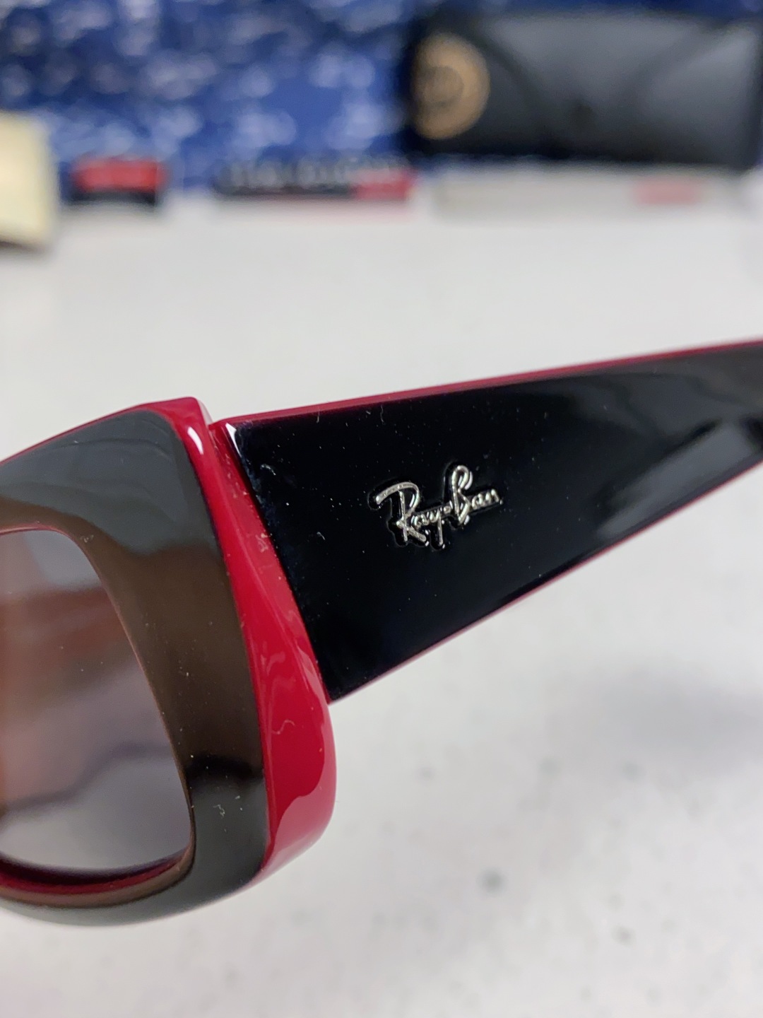 RayBan雷朋 2025新款窄框墨镜时尚太阳镜男女款方形开车眼镜 RB4425