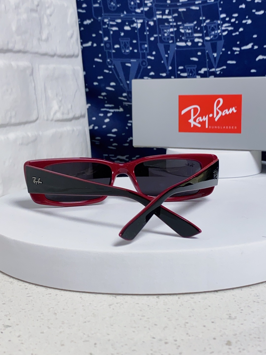 RayBan雷朋 2025新款窄框墨镜时尚太阳镜男女款方形开车眼镜 RB4425