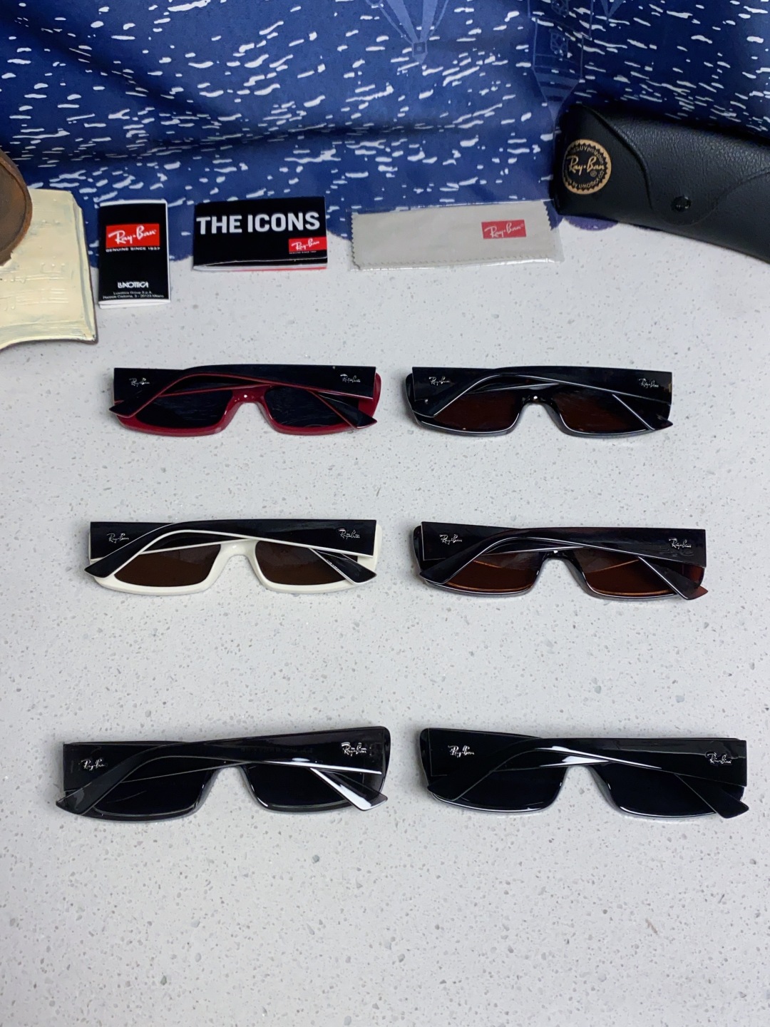 RayBan雷朋 2025新款窄框墨镜时尚太阳镜男女款方形开车眼镜 RB4425