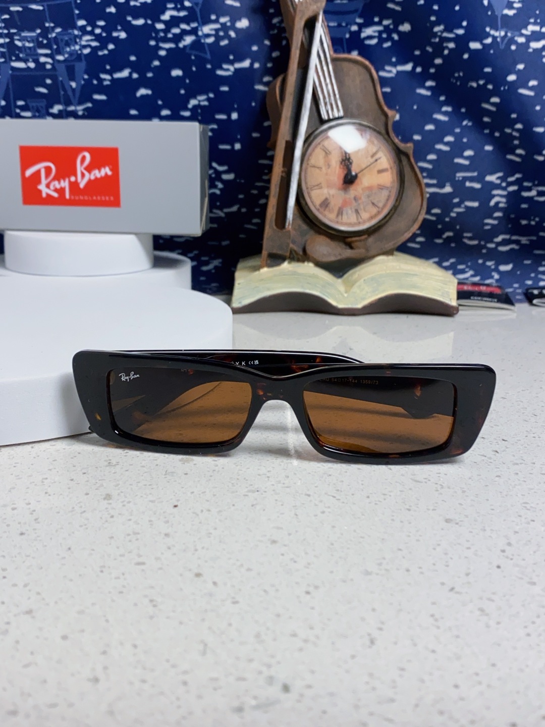 RayBan雷朋 2025新款窄框墨镜时尚太阳镜男女款方形开车眼镜 RB4425