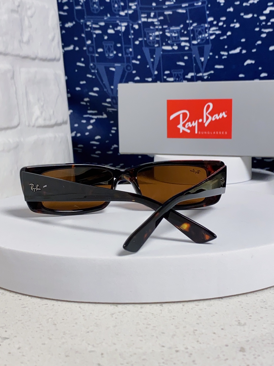 RayBan雷朋 2025新款窄框墨镜时尚太阳镜男女款方形开车眼镜 RB4425