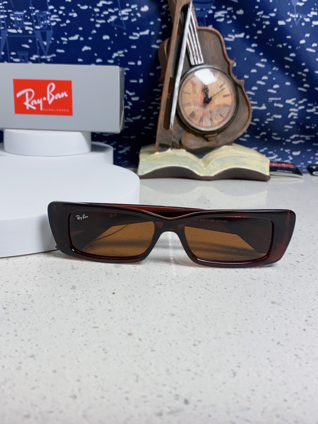RayBan雷朋 2025新款窄框墨镜时尚太阳镜男女款方形开车眼镜 RB4425