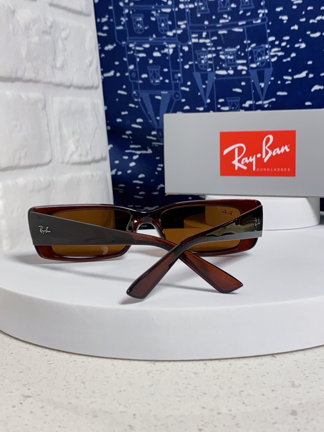 RayBan雷朋 2025新款窄框墨镜时尚太阳镜男女款方形开车眼镜 RB4425
