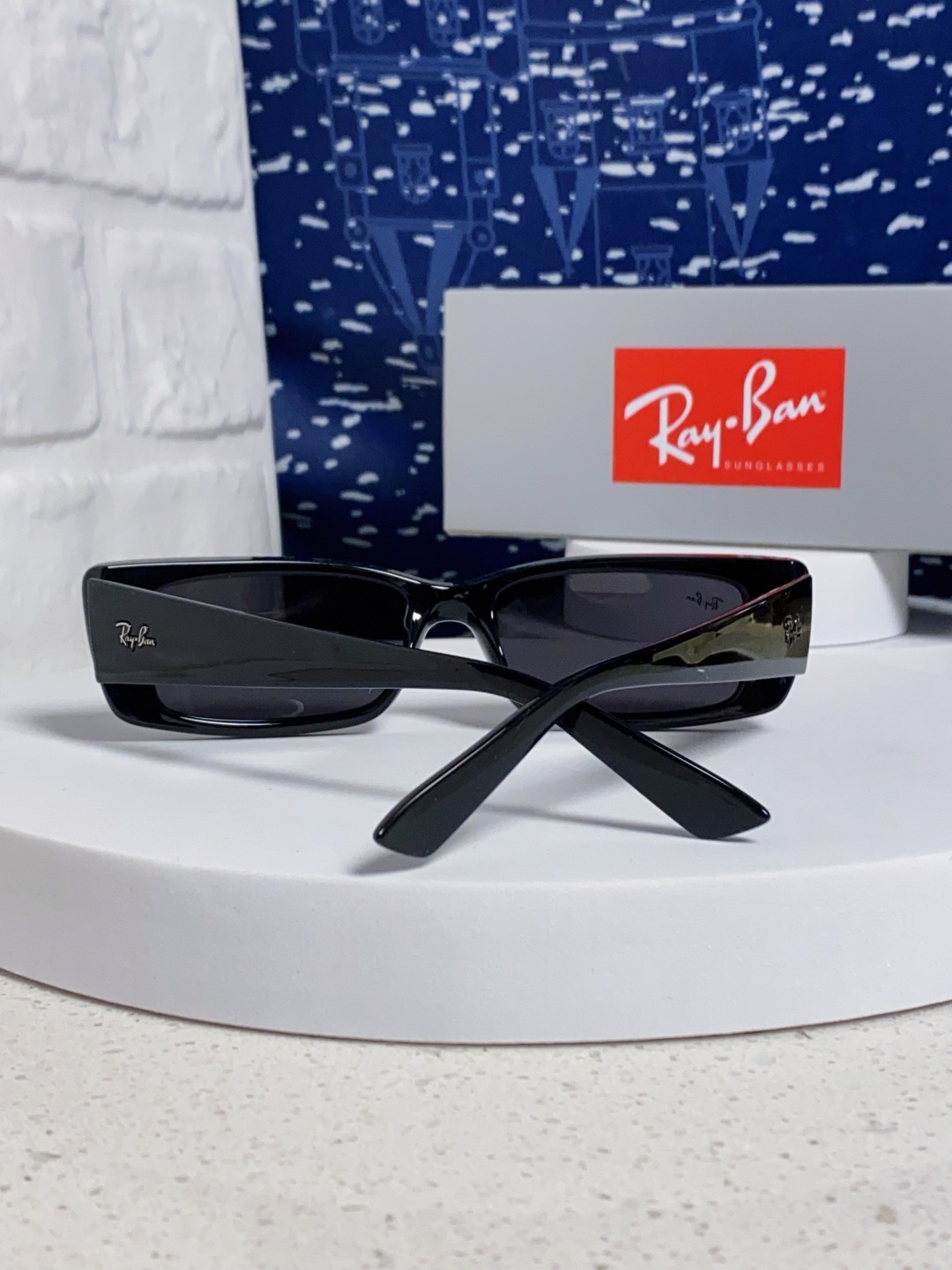 RayBan雷朋 2025新款窄框墨镜时尚太阳镜男女款方形开车眼镜 RB4425