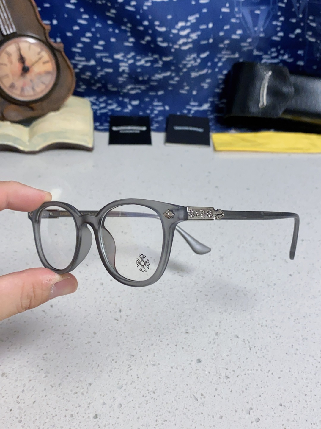 Chrome Hearts克罗心 2025新款高端潮款近视眼镜框架复古男女通用小众素颜可配度数镜片