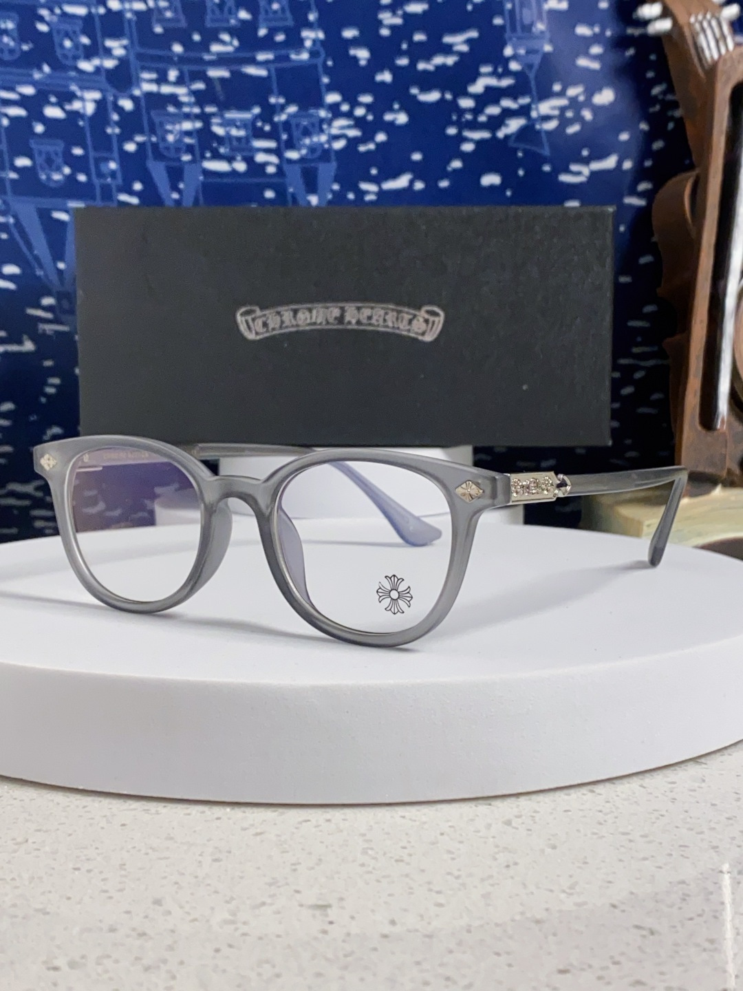 Chrome Hearts克罗心 2025新款高端潮款近视眼镜框架复古男女通用小众素颜可配度数镜片