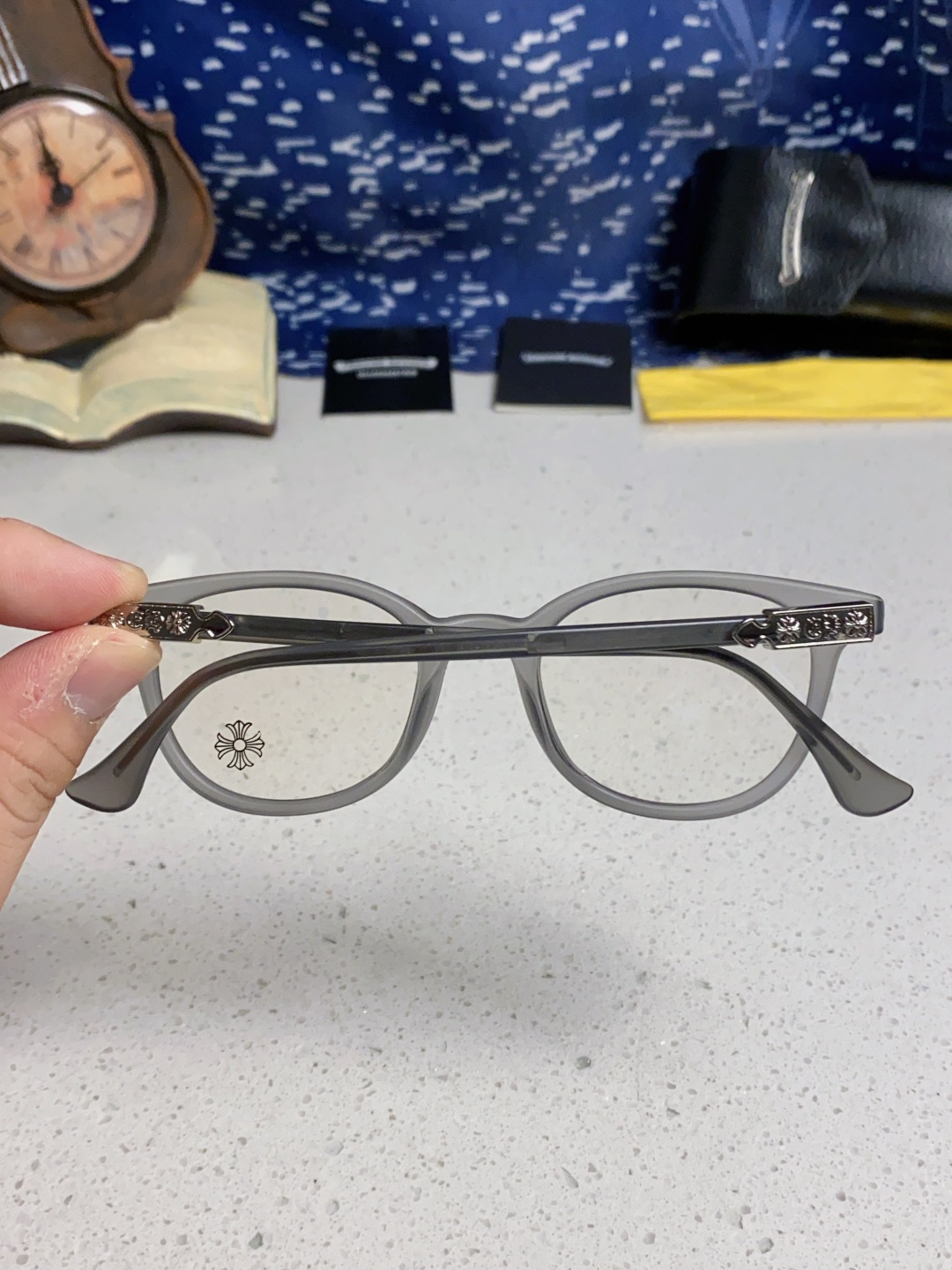 Chrome Hearts克罗心 2025新款高端潮款近视眼镜框架复古男女通用小众素颜可配度数镜片