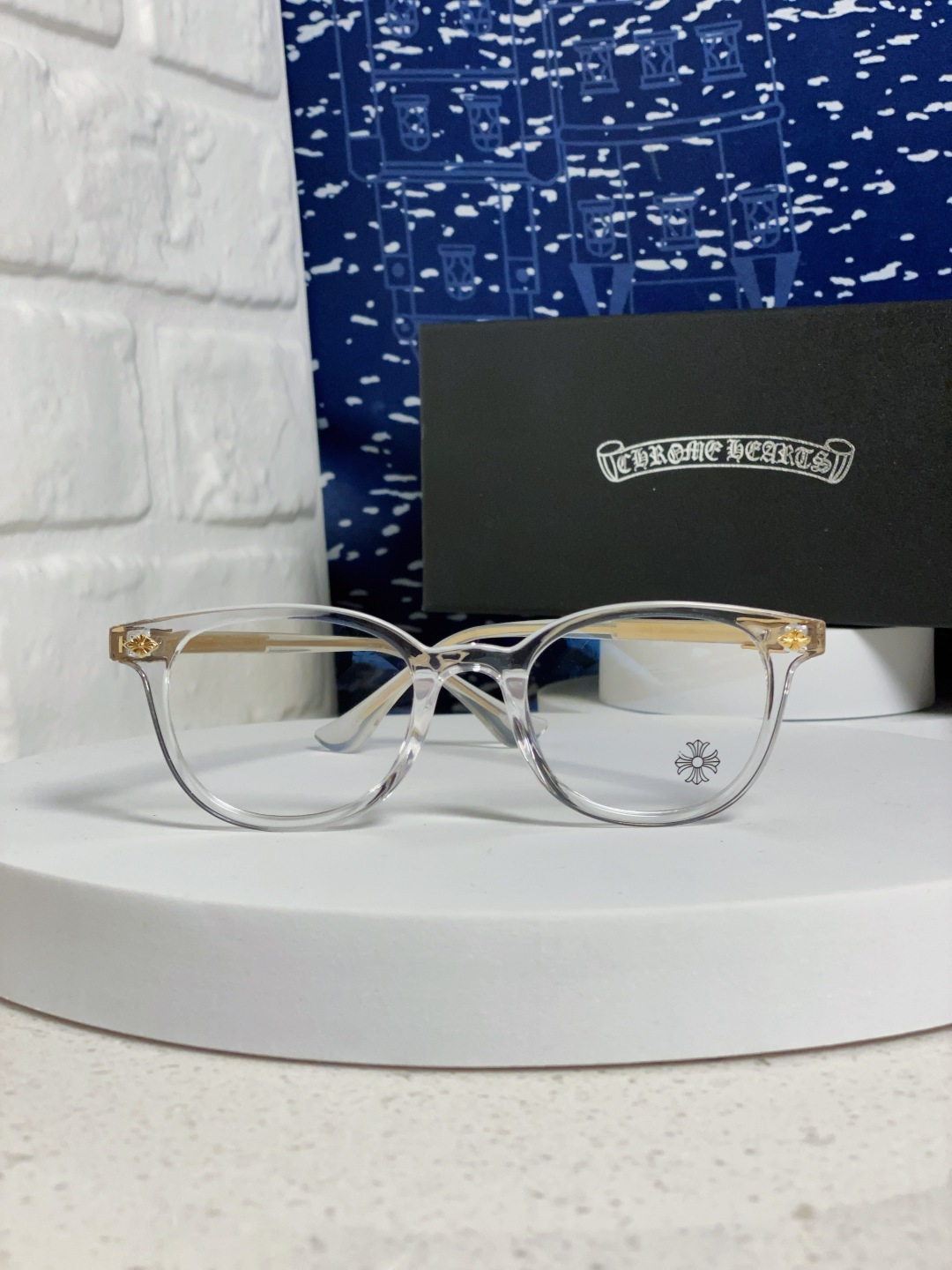 Chrome Hearts克罗心 2025新款高端潮款近视眼镜框架复古男女通用小众素颜可配度数镜片