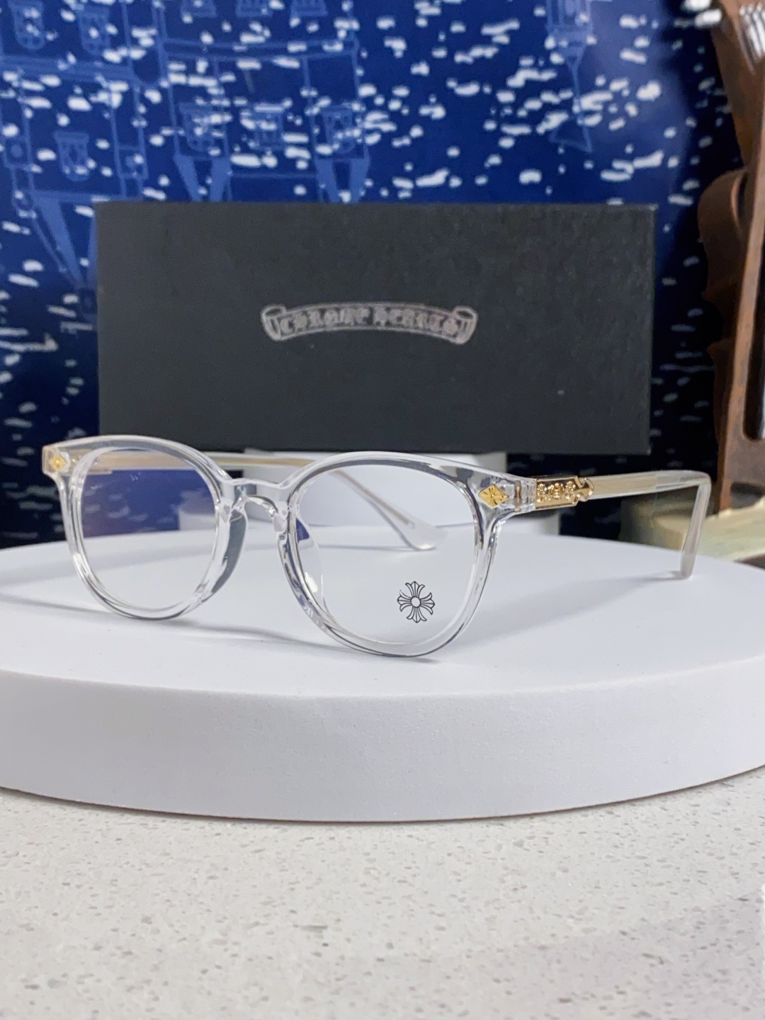 Chrome Hearts克罗心 2025新款高端潮款近视眼镜框架复古男女通用小众素颜可配度数镜片