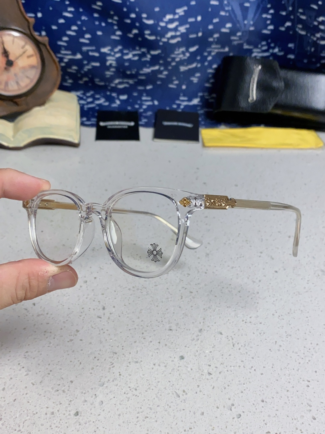 Chrome Hearts克罗心 2025新款高端潮款近视眼镜框架复古男女通用小众素颜可配度数镜片