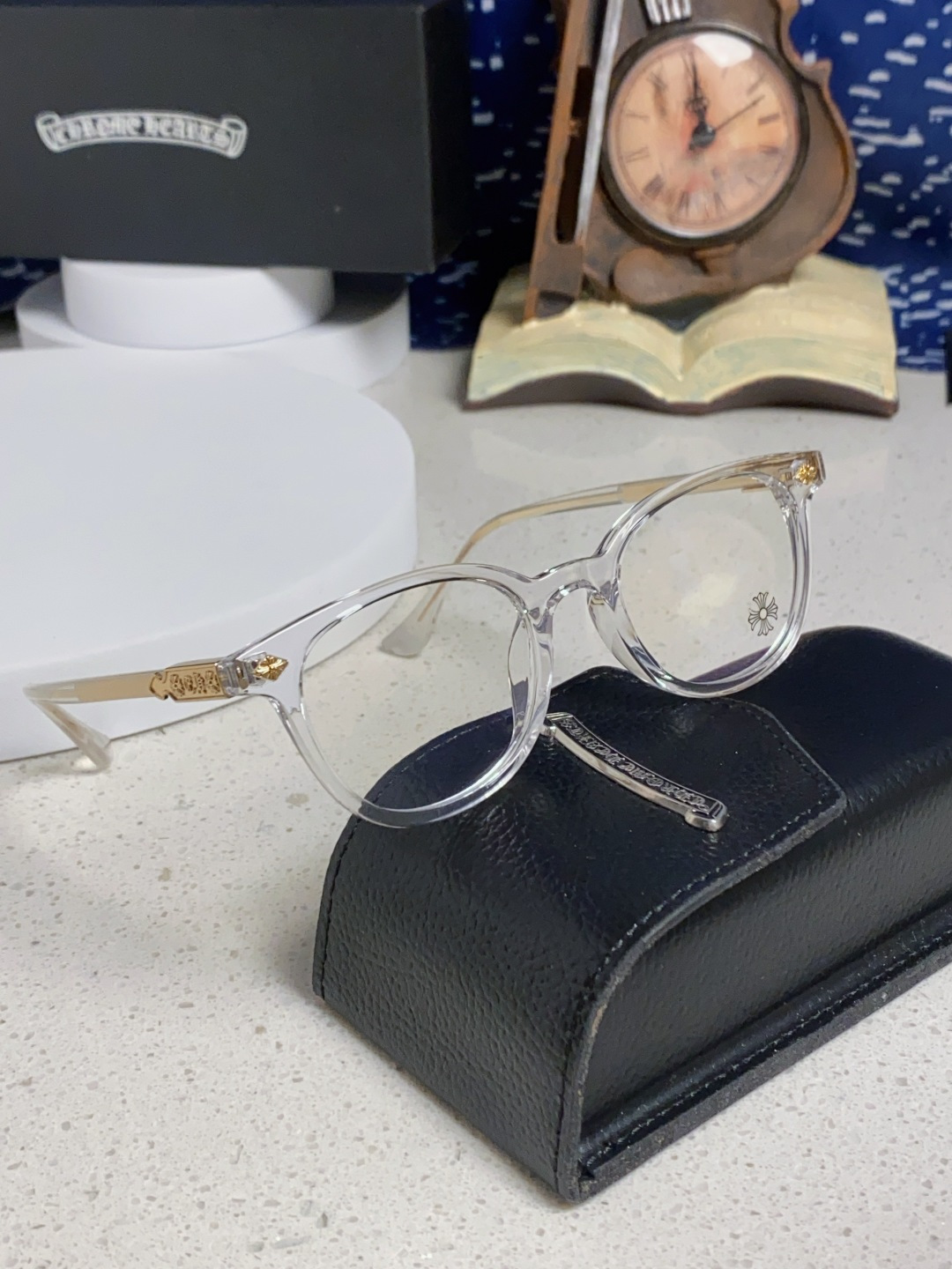 Chrome Hearts克罗心 2025新款高端潮款近视眼镜框架复古男女通用小众素颜可配度数镜片