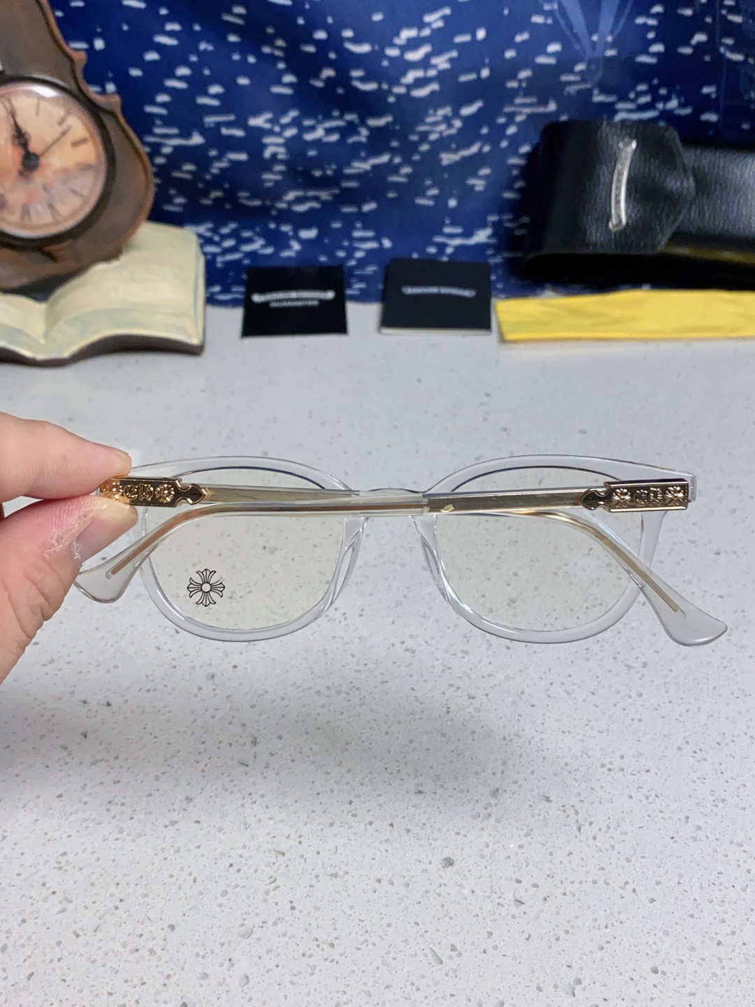 Chrome Hearts克罗心 2025新款高端潮款近视眼镜框架复古男女通用小众素颜可配度数镜片