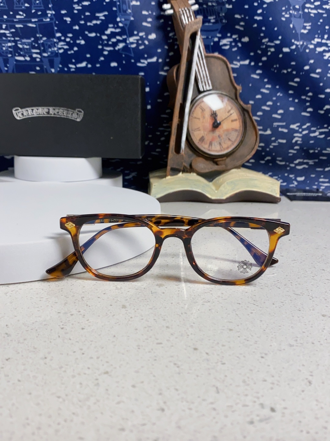 Chrome Hearts克罗心 2025新款高端潮款近视眼镜框架复古男女通用小众素颜可配度数镜片