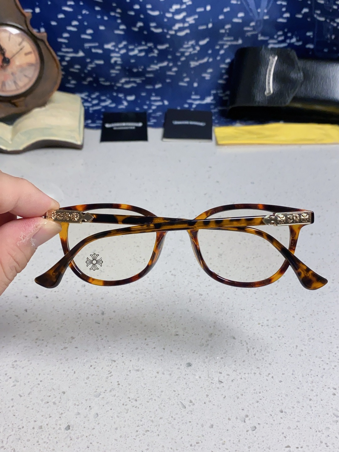 Chrome Hearts克罗心 2025新款高端潮款近视眼镜框架复古男女通用小众素颜可配度数镜片