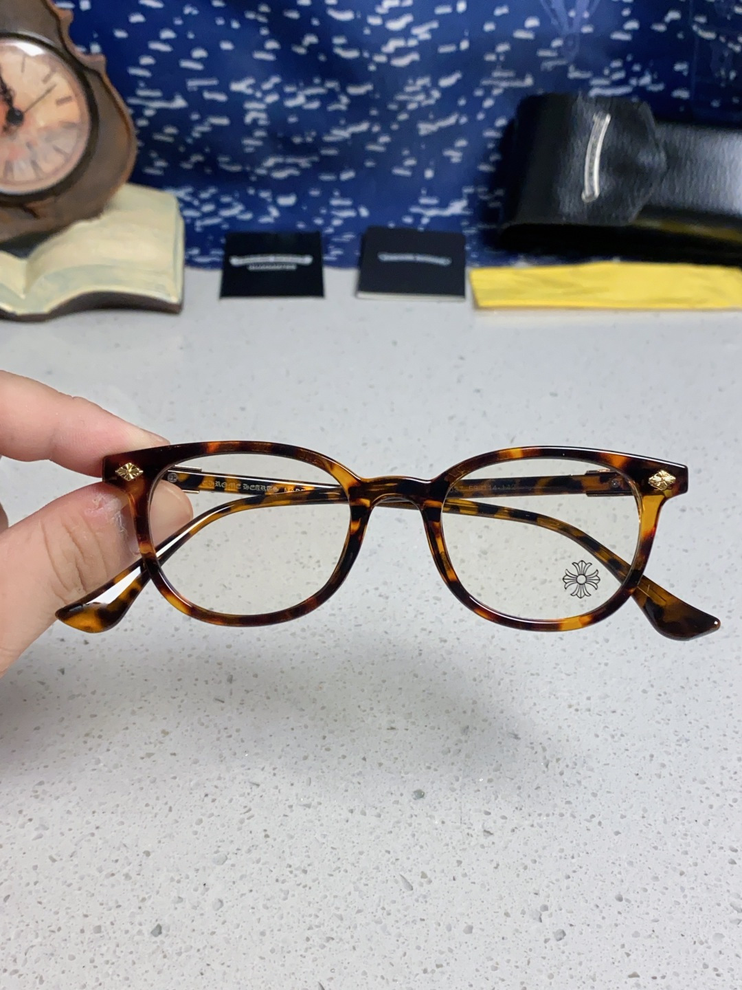 Chrome Hearts克罗心 2025新款高端潮款近视眼镜框架复古男女通用小众素颜可配度数镜片