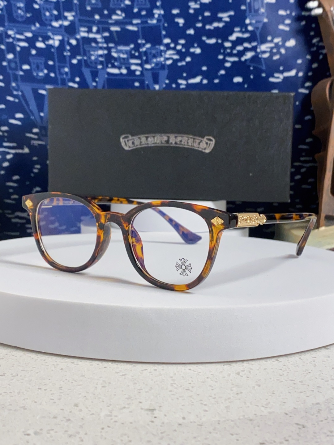 Chrome Hearts克罗心 2025新款高端潮款近视眼镜框架复古男女通用小众素颜可配度数镜片