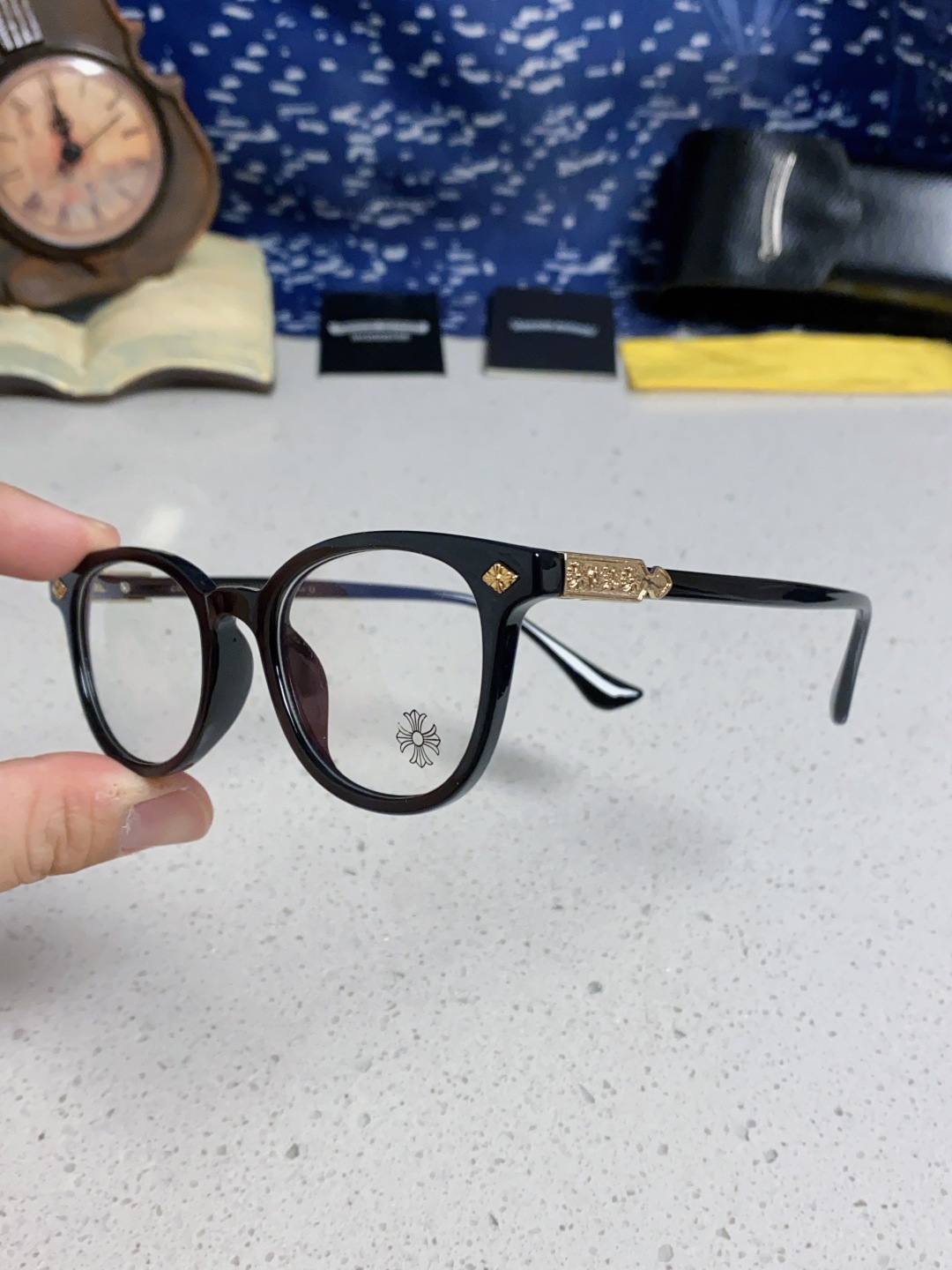 Chrome Hearts克罗心 2025新款高端潮款近视眼镜框架复古男女通用小众素颜可配度数镜片